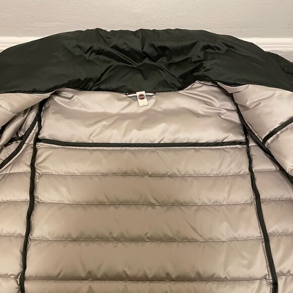 Colmar iridescent down puffer  jacket with side opening natural feather pudding - Picture 7 of 13